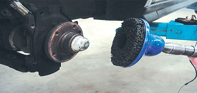 cleaning disk brakes